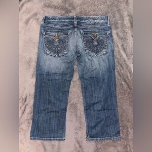 Big Star Jeans Women's Blue Denim Capri 28